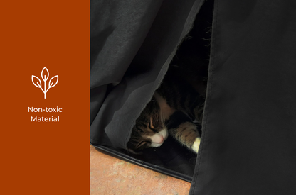 zDen Pets Cozy Cat Cave – a plush retreat for cats, enhancing cat mental health like for this Calico cat.